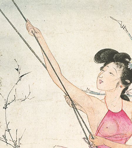 太康-胡也佛的仕女画和最知名的金瓶梅秘戏图